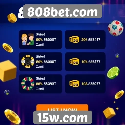 Promoções e bônus oferecidos pelo 808bet